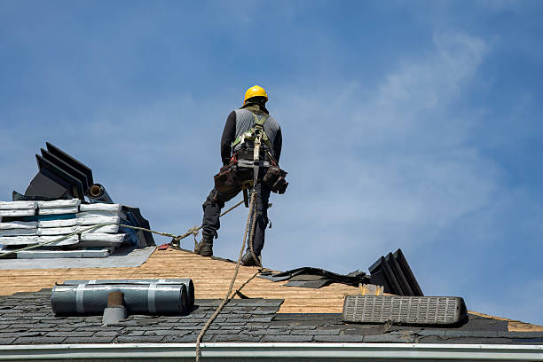 Professional Roof Installation technician working in Clifton, VA